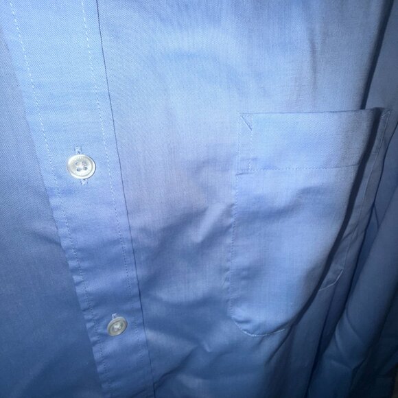 Tommy Hilfiger Men's Regular Fit Wrinkle Free Long Sleeve Top  Sz 18 32/33 2XL - Picture 7 of 7